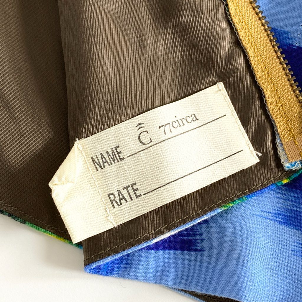 26d6 《未使用》 定価¥25,300 77circa ナナナナサーカ × Ron Herman ロンハーマン circa make V-cut aloha top アロハトップ F ブルー HAWAII タグ付き