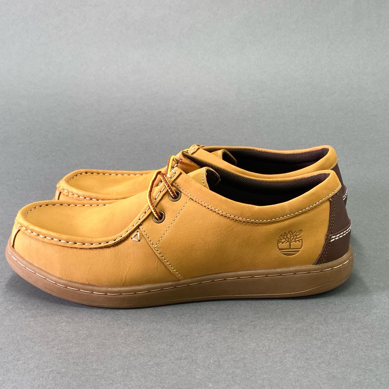 8e18 《美品》 Timberland ティンバーランド Earthkeepers ANTI-FATIGUE アウトドア シューズ 9W キャメル レザー スニーカー