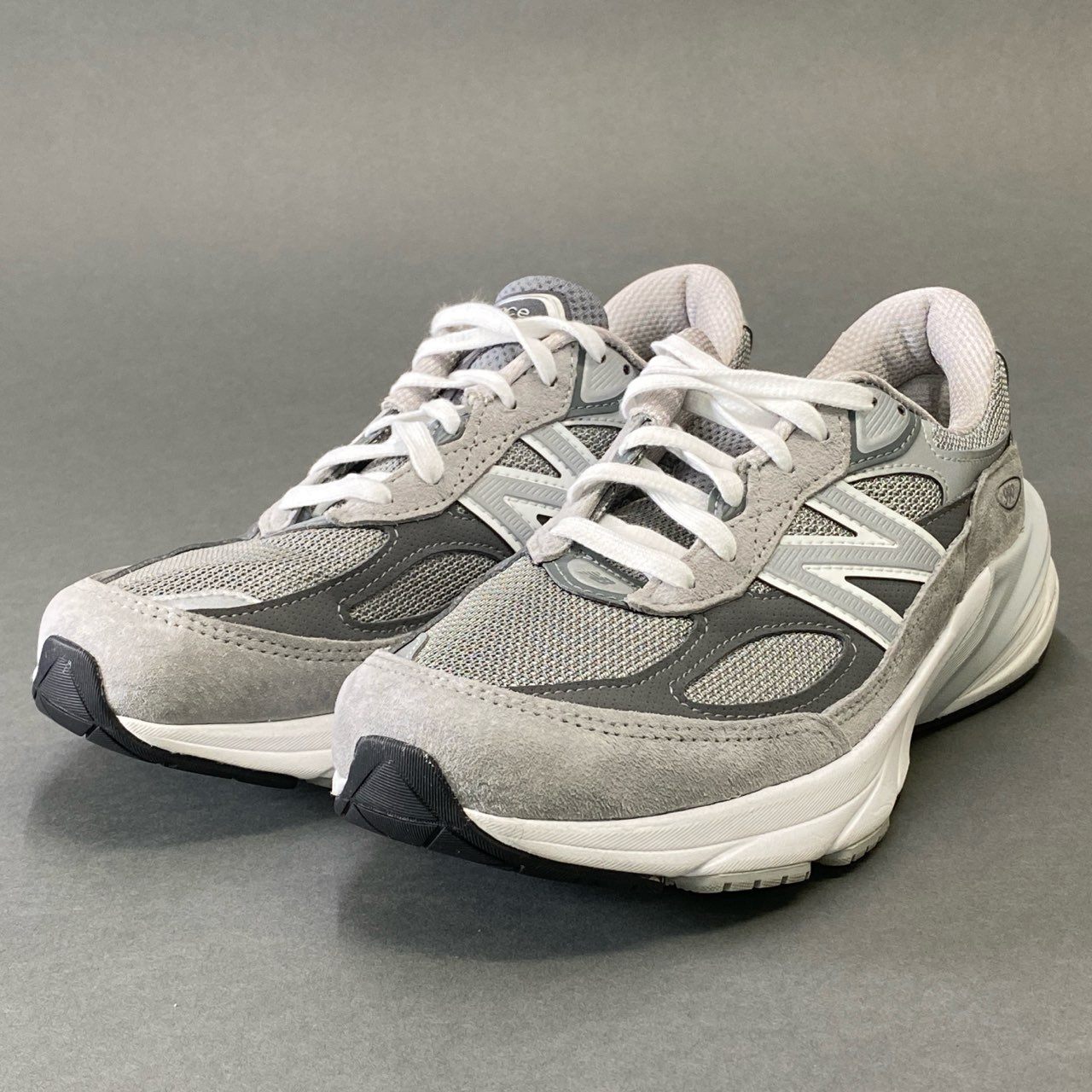 1g8《美品》 new balance ニューバランス USA製 990 V6 スニーカー M990GL6 25cm グレー レザー シューズ