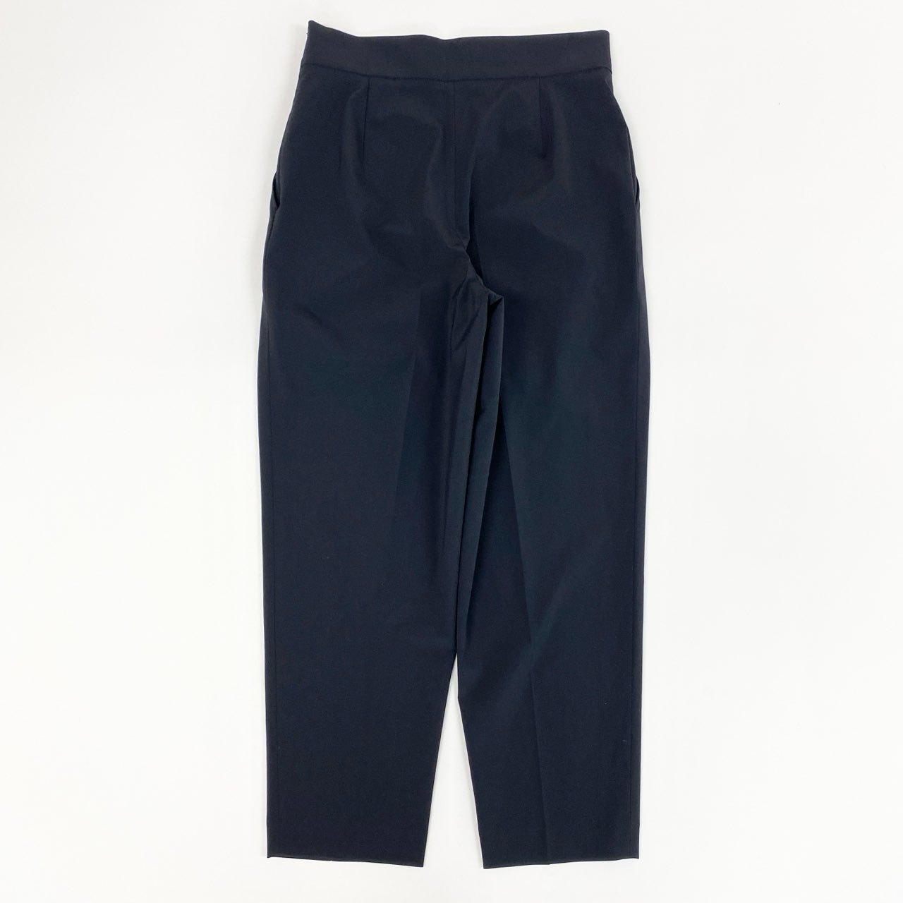 74l25 11 《美品》 FOXEY NEW YORK フォクシー ニューヨーク 41716 Giselle Pants スラックスパンツ ボトムス サイズ40 ミッドナイトブルー レディース 日本製
