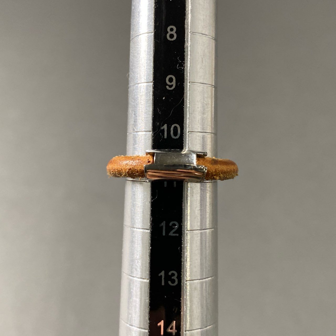 19f23 【2点セット】 HERMES エルメス ブレスレット × リング ブラウン レザー Leather Bracelet Ring アクセサリー バングル