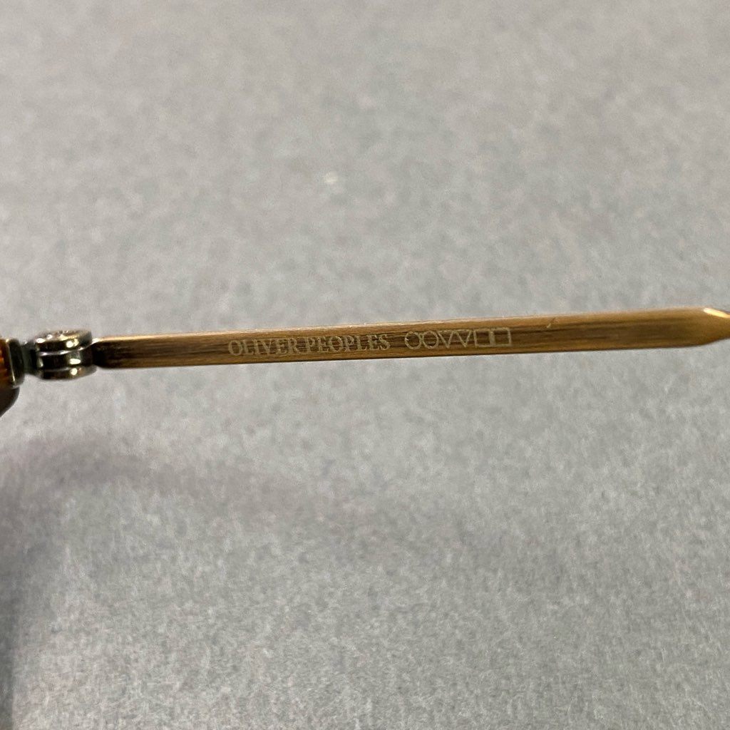 2d5 OLIVER PEOPLES オリバーピープルズ Alderson DM2 べっこう柄 メガネ めがね 眼鏡 アイウェア ボストン 47-23-145 ブラウン ゴールド