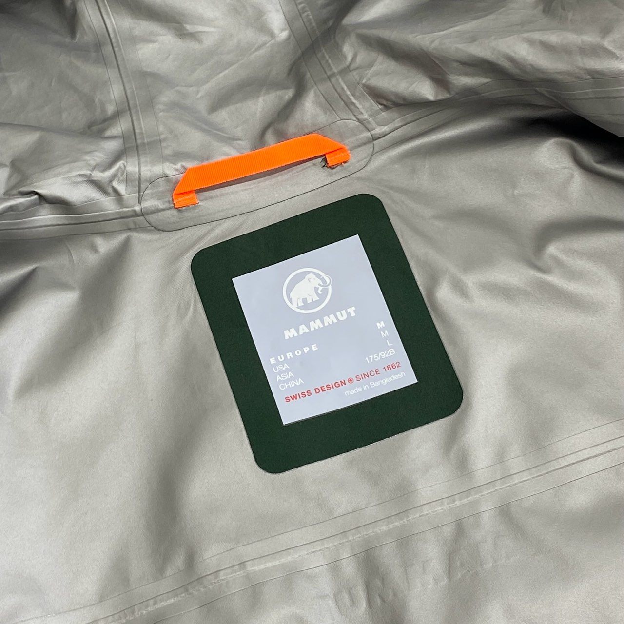 50c23 MAMMUT マムート CONVEY TOUR HS HOODED JACKET ハードシェル L グリーン GORE-TEX 2.5 ゴアテックス アウトドア