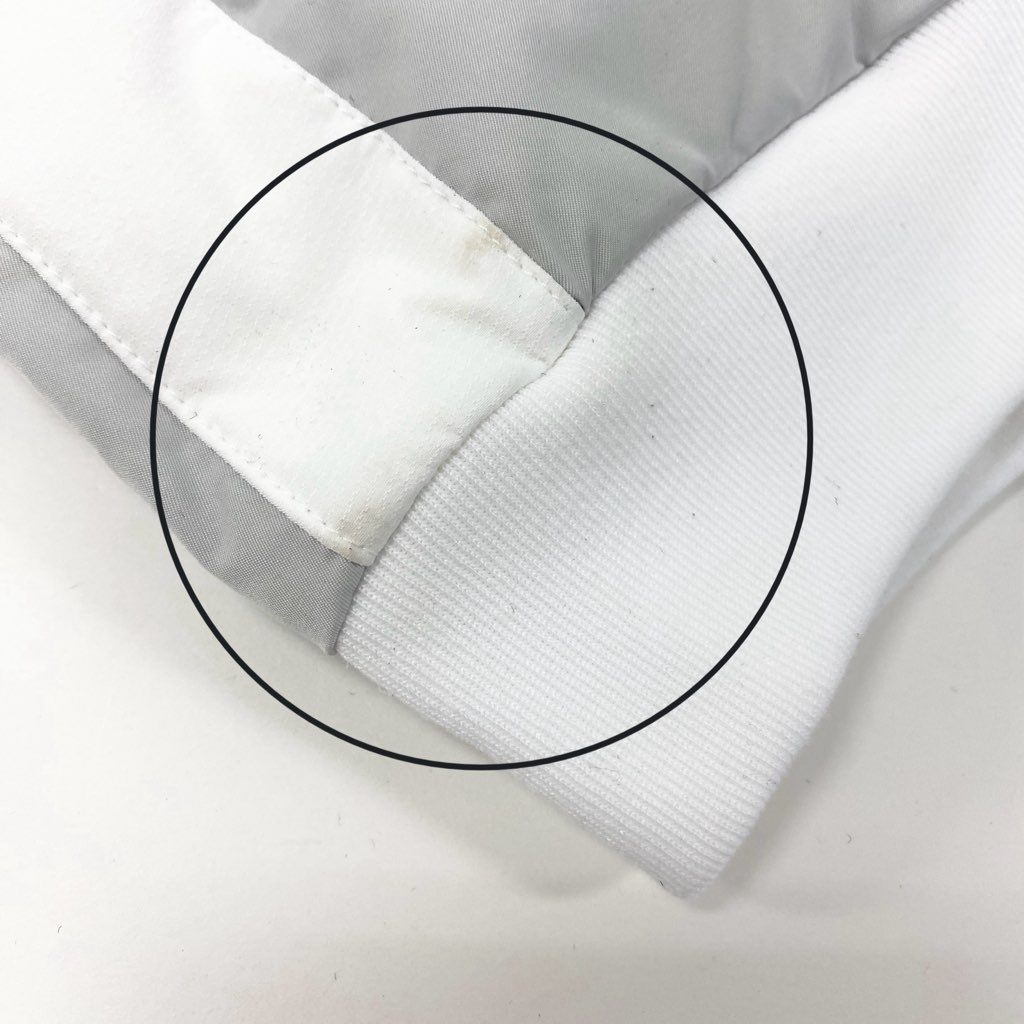 59k1 MARK&LONA マークアンドロナ スカルロゴ 中綿パンツ ボトムス  MXM-3C-AT01 44 ホワイト グレー メンズo07t