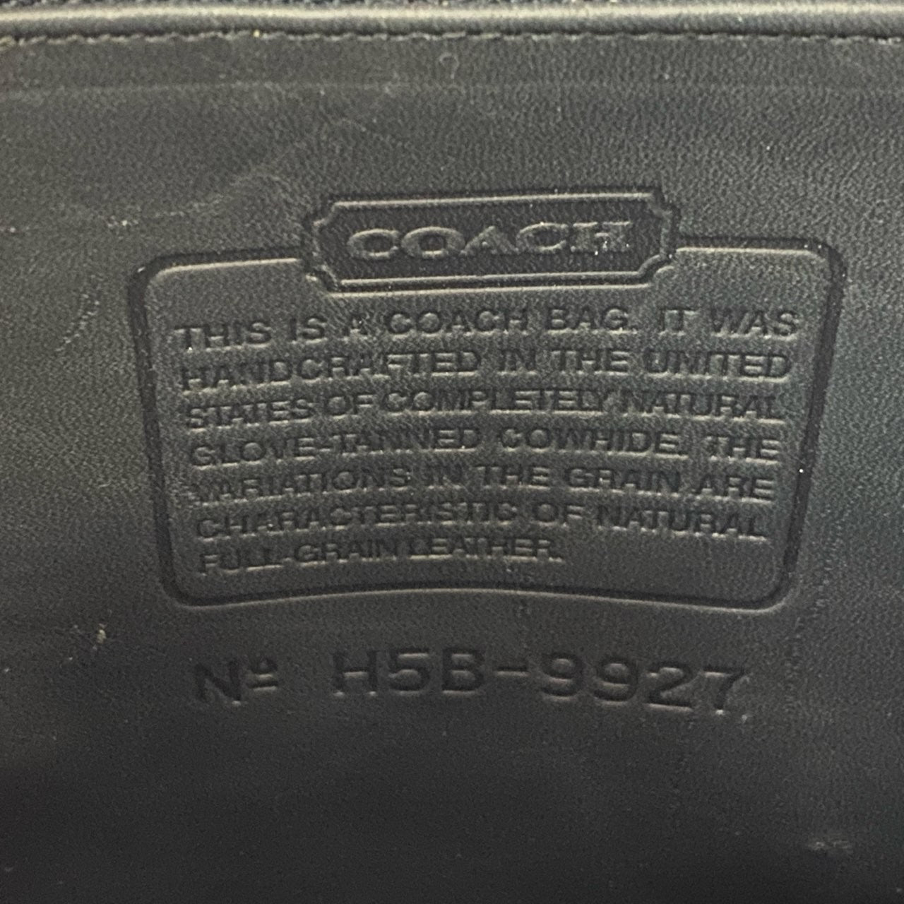 Cc24 COACH オールドコーチ ウィリス ターンロック ショルダーバッグ 9927 ネイビー レザー 2WAYt18r