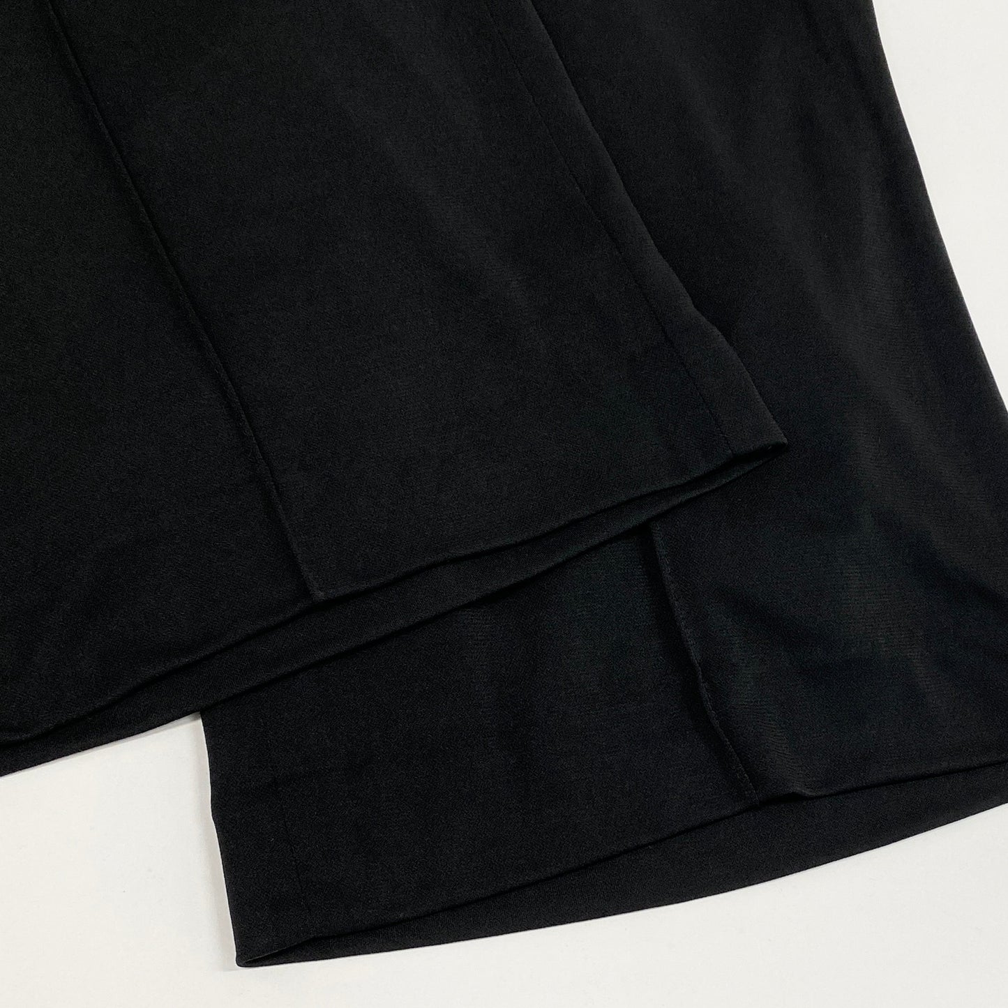 56h1 LEONARD レオナール ボトムス カンカン素材 ストレートパンツ ストレッチ 春夏 レディース 女性用 0183511 42 ブラックu02t