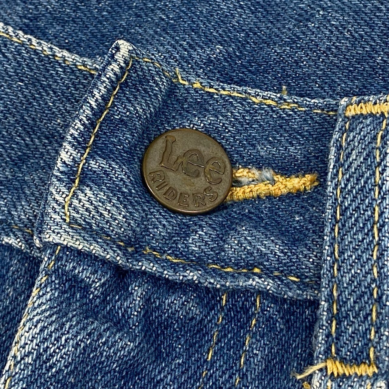 35l27 LEE リー 70's~80’s 200-0141 42 TALON タロンジップ デニムパンツ ジーンズ ボトムス ヴィンテージ VINTAGE 32 × 32 インディゴブルー