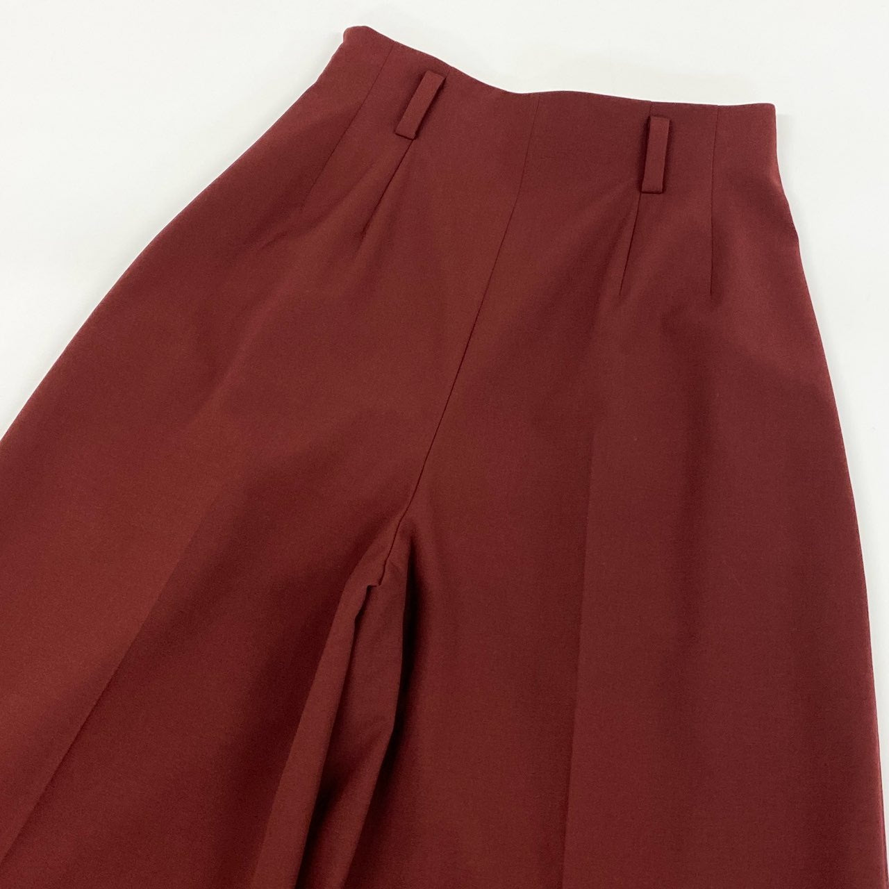 66g24《美品》 FOXEY フォクシー ブティック Pants Olivier ワイドパンツ ワイドスラックス イージーパンツ 41156 サイズ38 ワインレッド レディース 女性用_