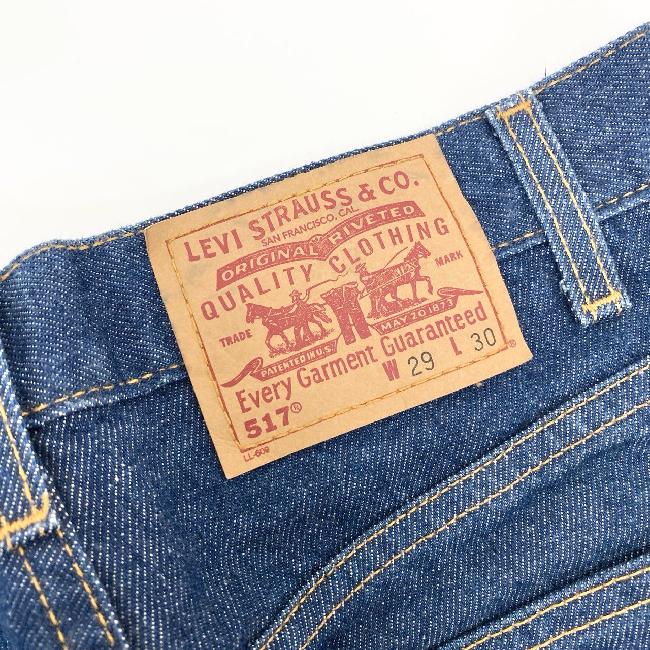 54h27 《VINTAGE》 00’s Levi’s リーバイス 517 フレアデニムパンツ ボトムス ジーンズ メキシコ製 411 W29 L30 インディゴブルー コットン メンズo07t