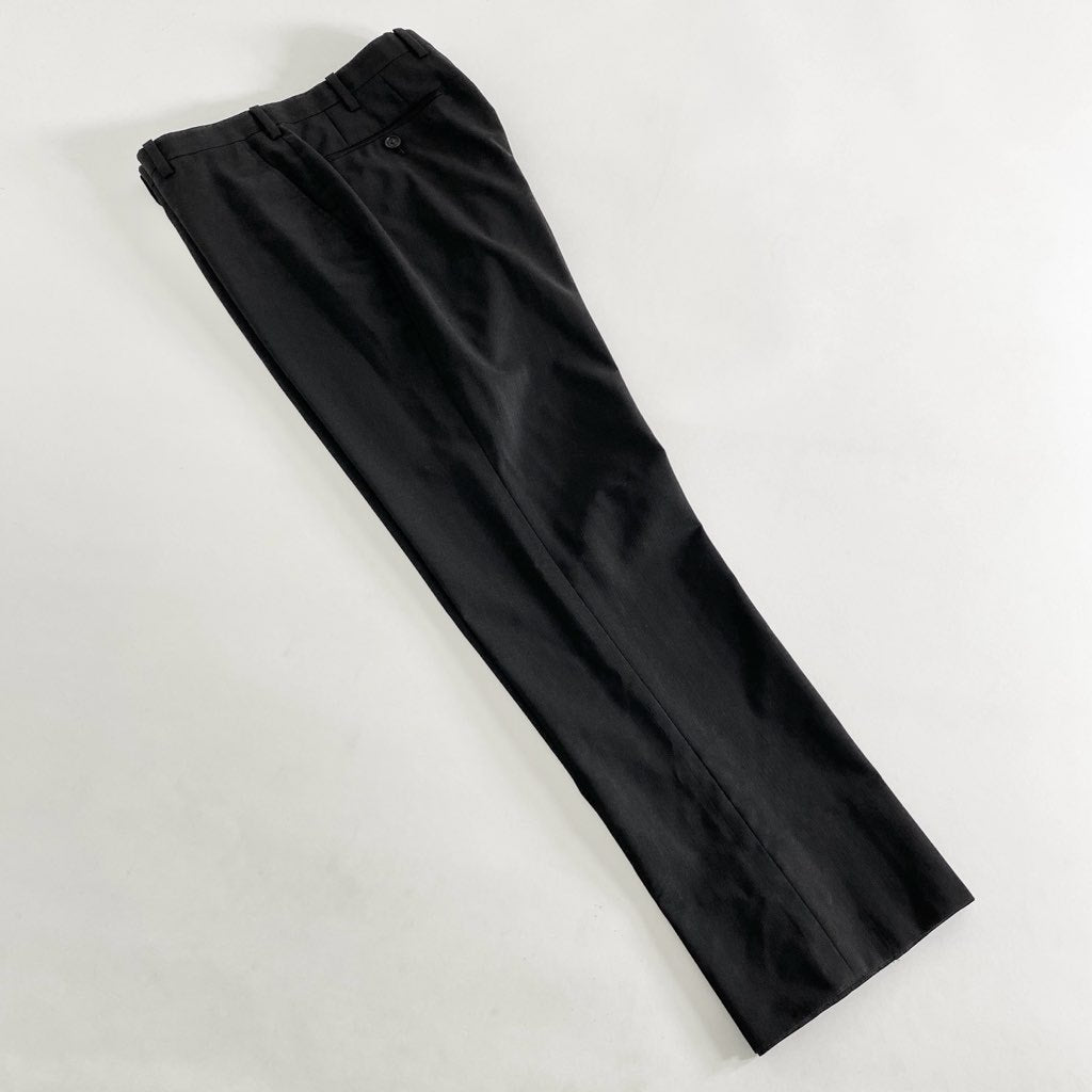 83h27 BURBERRY BLACK LABEL バーバリーブラックレーベル スリーピース シングルスーツ ビジネススーツ セットアップ D1H06-702-09 サイズ92-76-170 38R ブラック ストライプ 羊毛100% メンズ