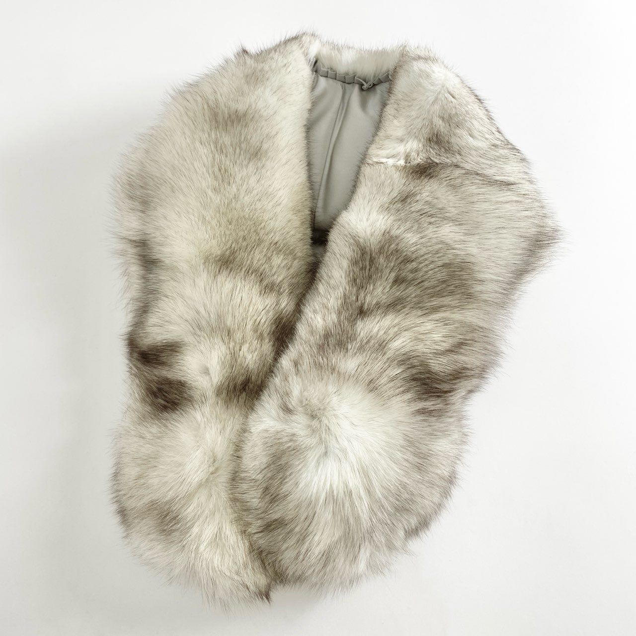 36d24 SAGA FOX サガフォックス ボリューム◎ ティペット 襟巻 2本セット ホワイト系 フォックスファー レディース