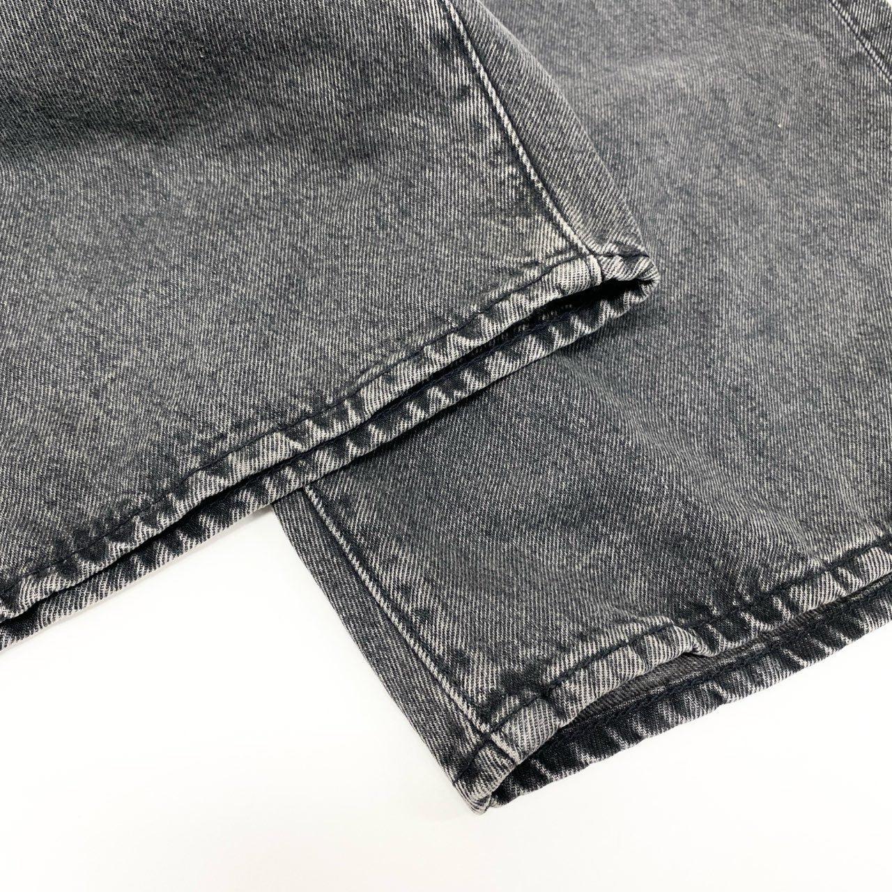 54h27 Levi's リーバイス バギーショーツ ショートパンツ デニムハーフパンツ ジーンズ ブラックデニム 478 W34 ブラック グレー コットン メンズo07t