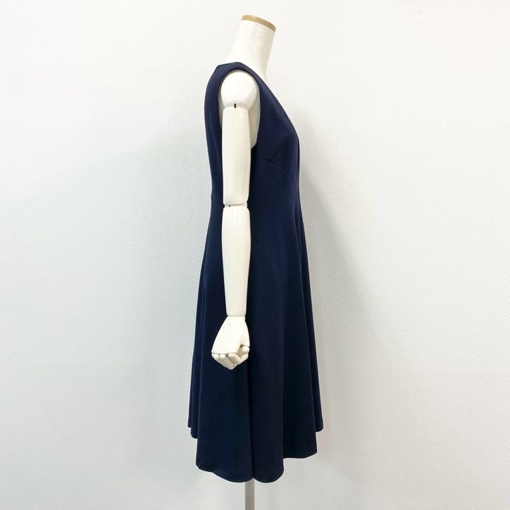 64g24 Rene ルネ Vネックワンピース ノースリーブワンピース ドレス フレアスカート レディース 女性用 6636190 36 ネイビー_