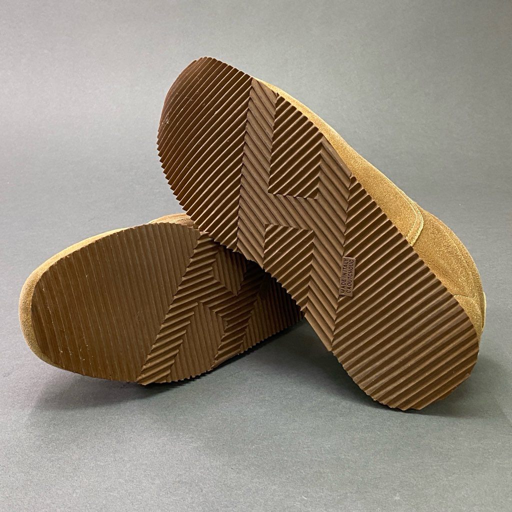 3d3 HERMES エルメス クイック レザースニーカー 39 1/2 キャメル Leather シューズ イタリア製