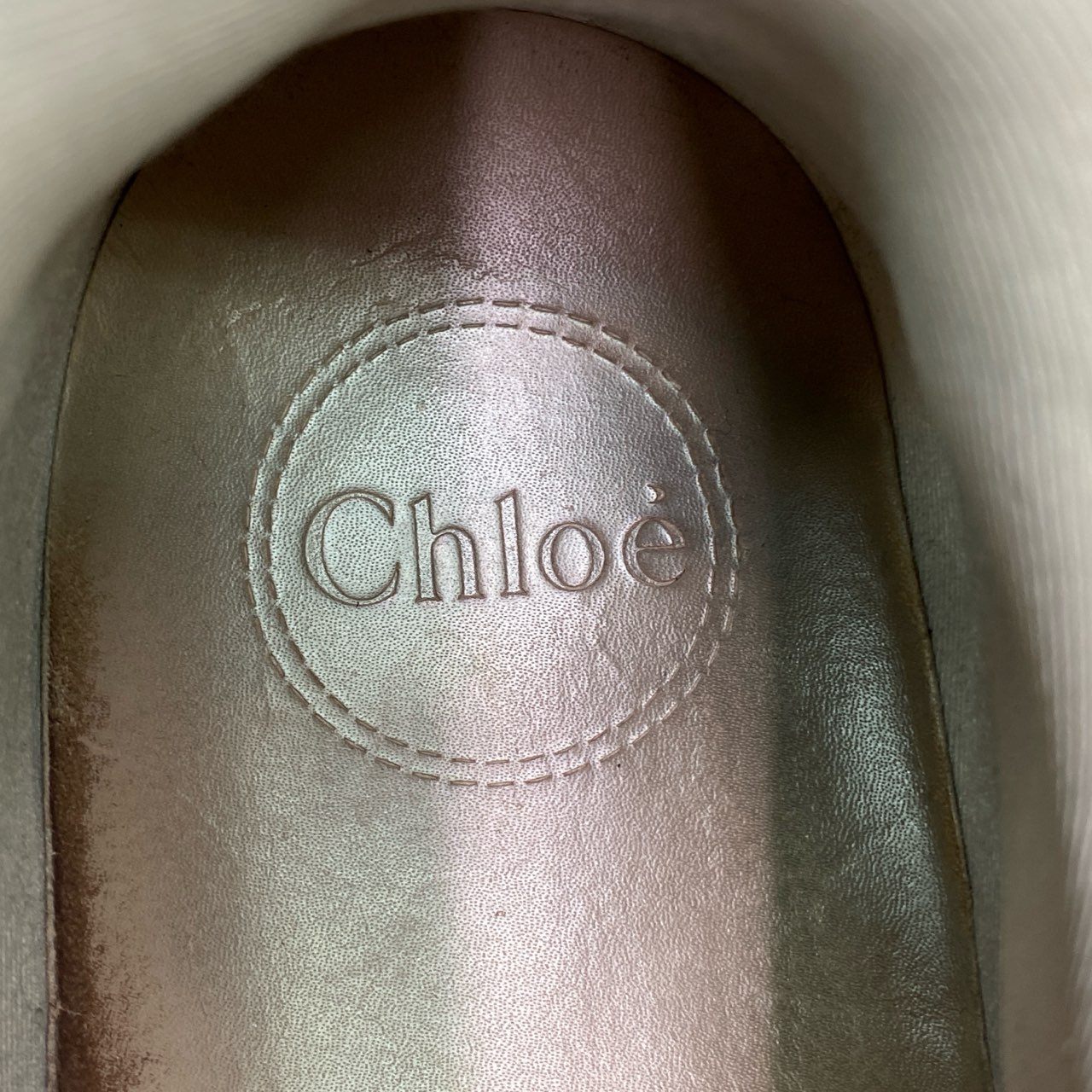 5f8 Chloe クロエ 現行 NAMA ナマ スニーカー 28.5cm相当 パープル シューズ スエード
