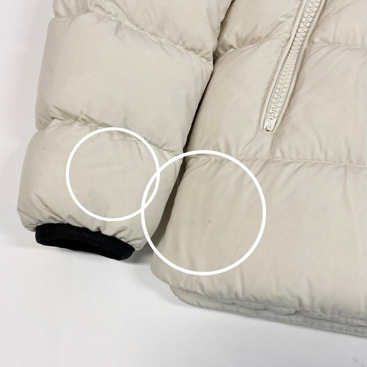K18c20 MONCLER モンクレール DUBOIS JACKET デュボア ジャケット ダウンジャケット フードロゴ 0 ホワイト レディースsn1