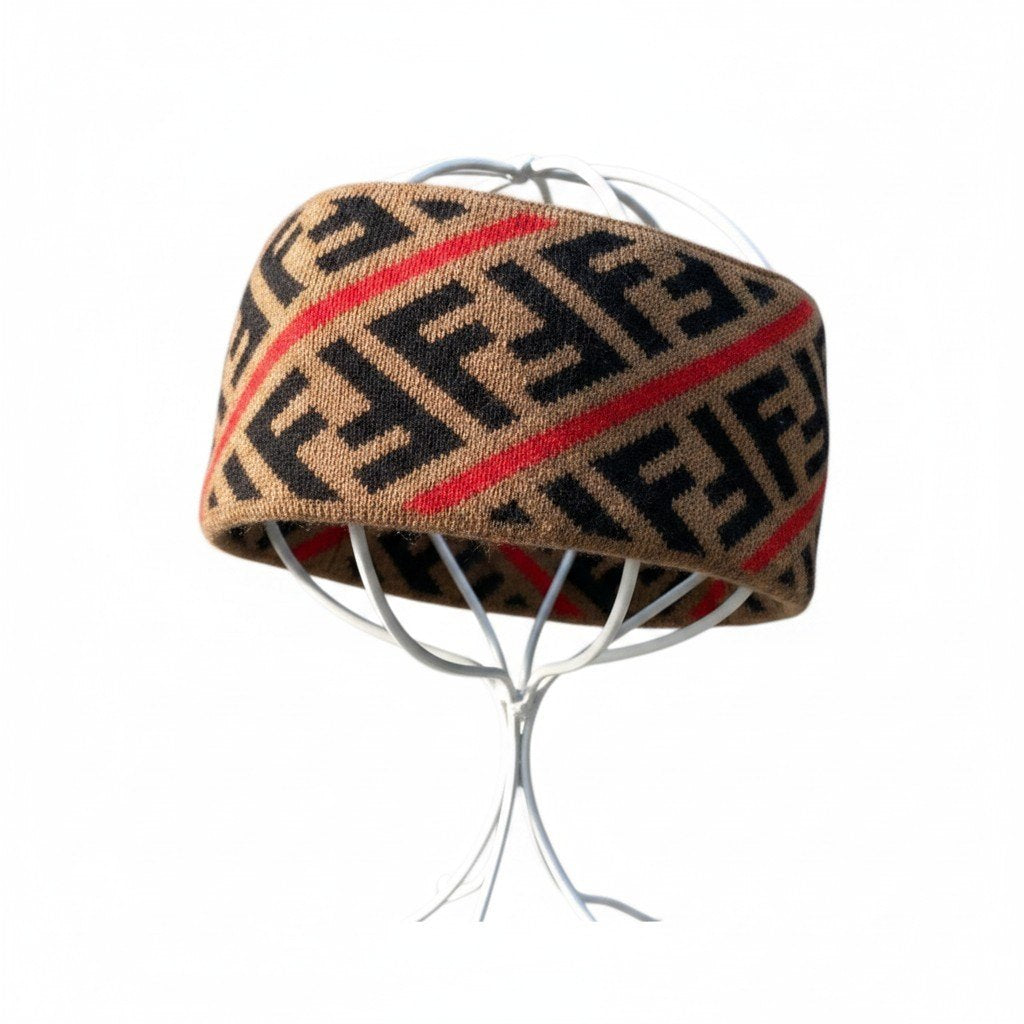 i7 FENDI フェンディ ズッカ柄 ヘアバンド Zucca FF Monogram Headband