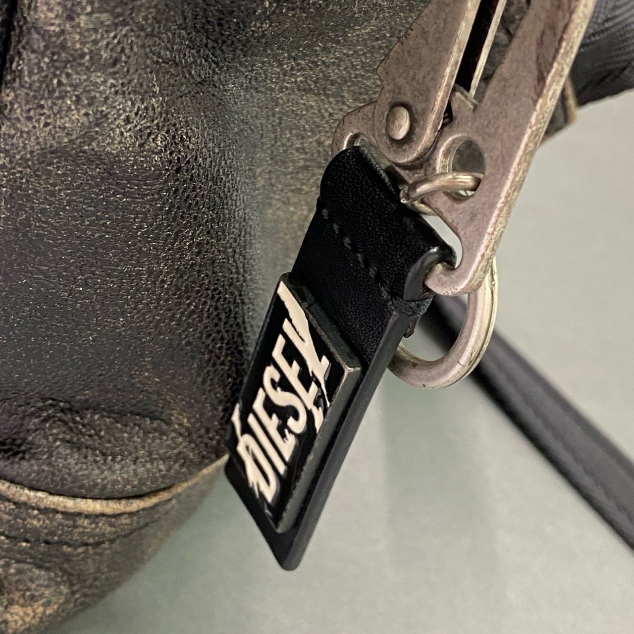 Ae2 DIESEL ディーゼル ヴィンテージ加工 リュック バックパック USED加工 レザー ブラウン 本革