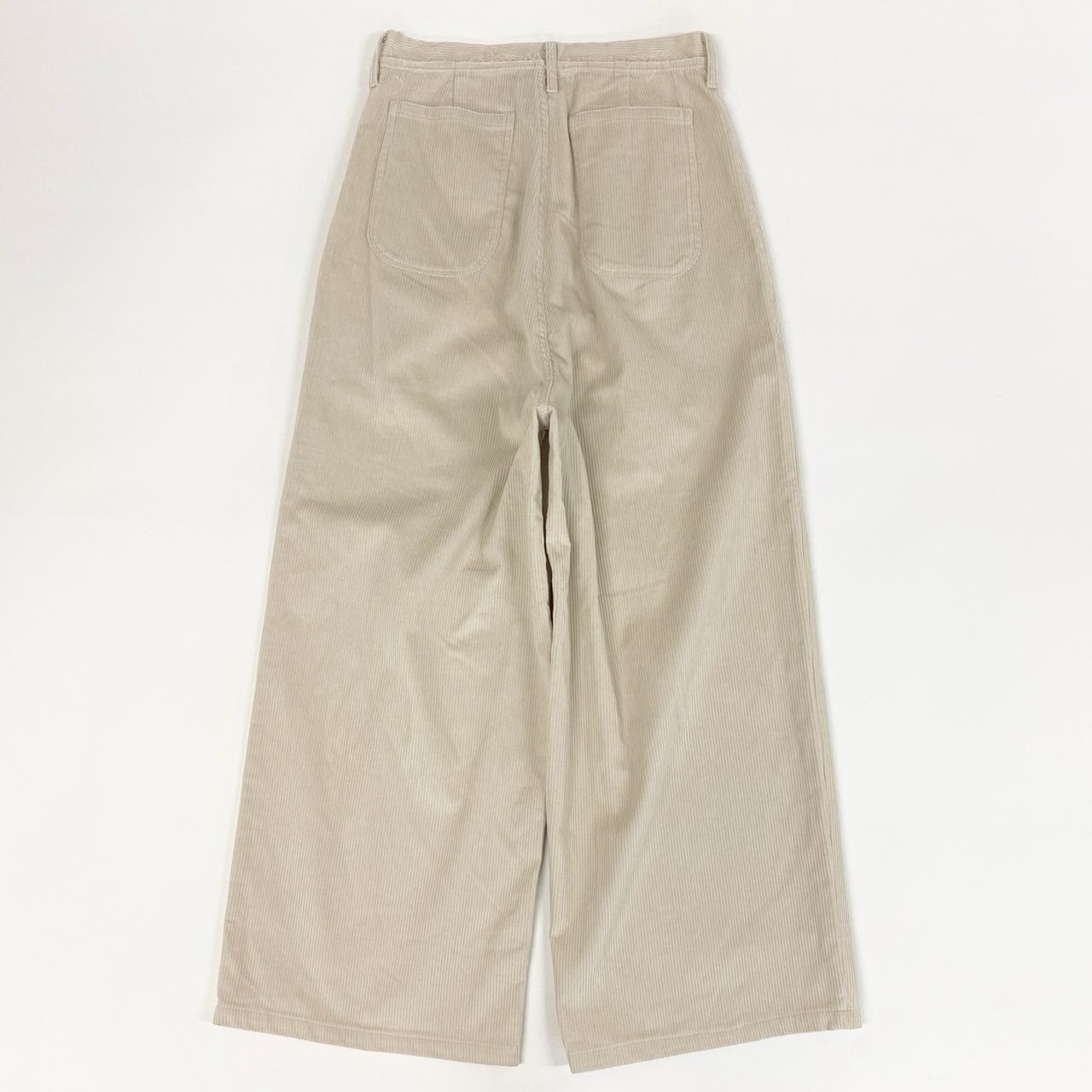 74c14 COMIEL FORTGENS カミエルフォートヘンス TOURIST JEANS CORDUROY コーデュロイパンツ タグ付き コットンパンツ XS オフホワイト コットン100%