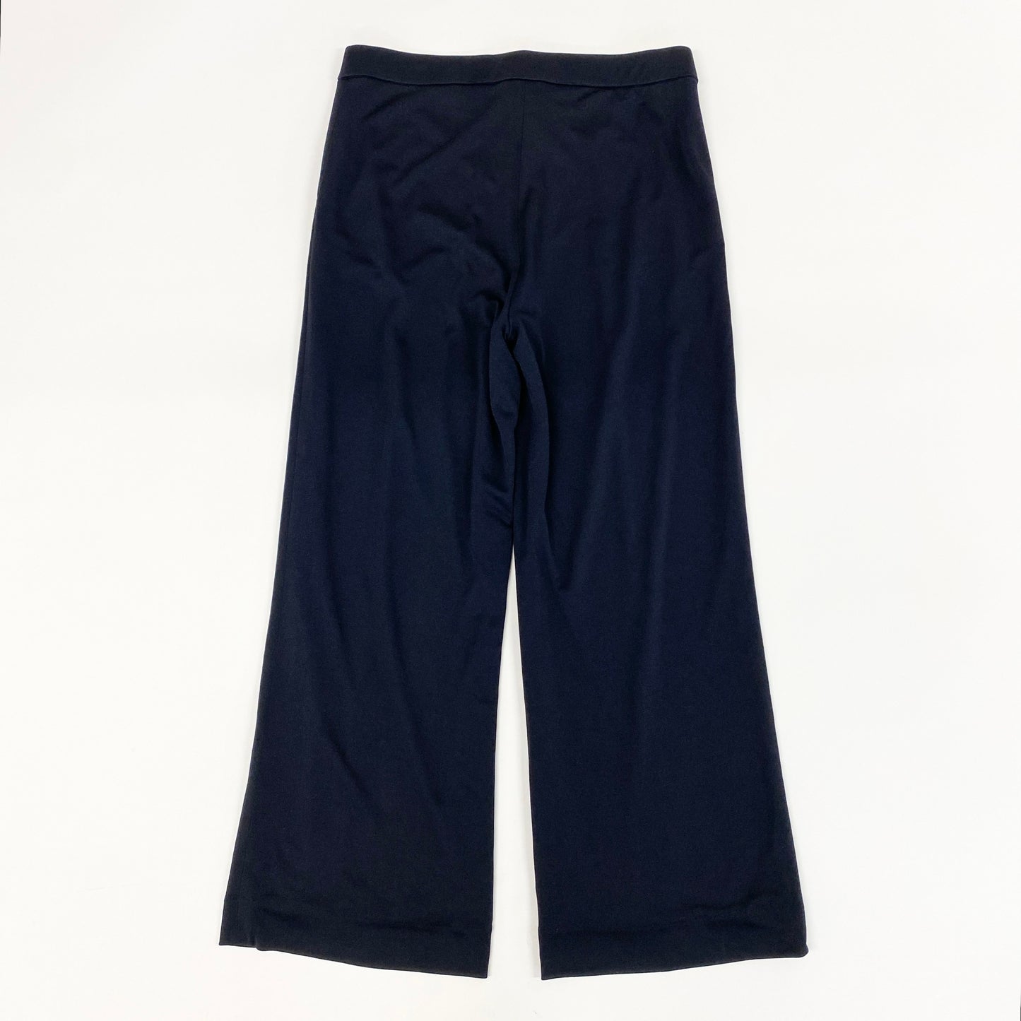 56h1 LEONARD レオナール ボトムス ストレッチ カンカン素材 ストレートパンツ 薄手 レディース 女性用 0183511 42 ブラックu02t