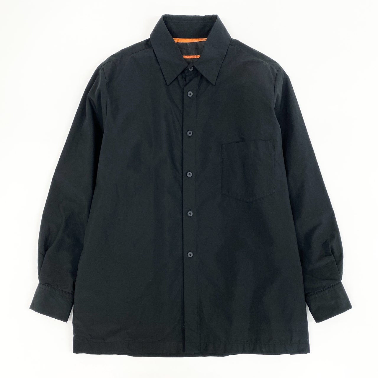36d8 FUMITO GANRYU フミトガンリュウ Padded Shirt 中綿入りシャツ ジャケット FU4-SH-10 1 ブラック 画像参照 日本製 オーバーサイズ ビッグシルエット