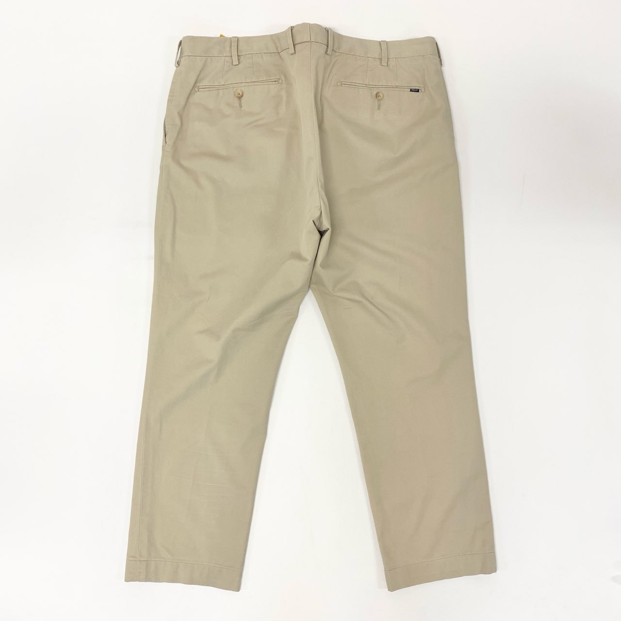 81j8 POLO RALPH LAUREN ポロラルフローレン ストレッチスリムフィット チノ パンツ 38/32サイズ ベージュ メンズo07t