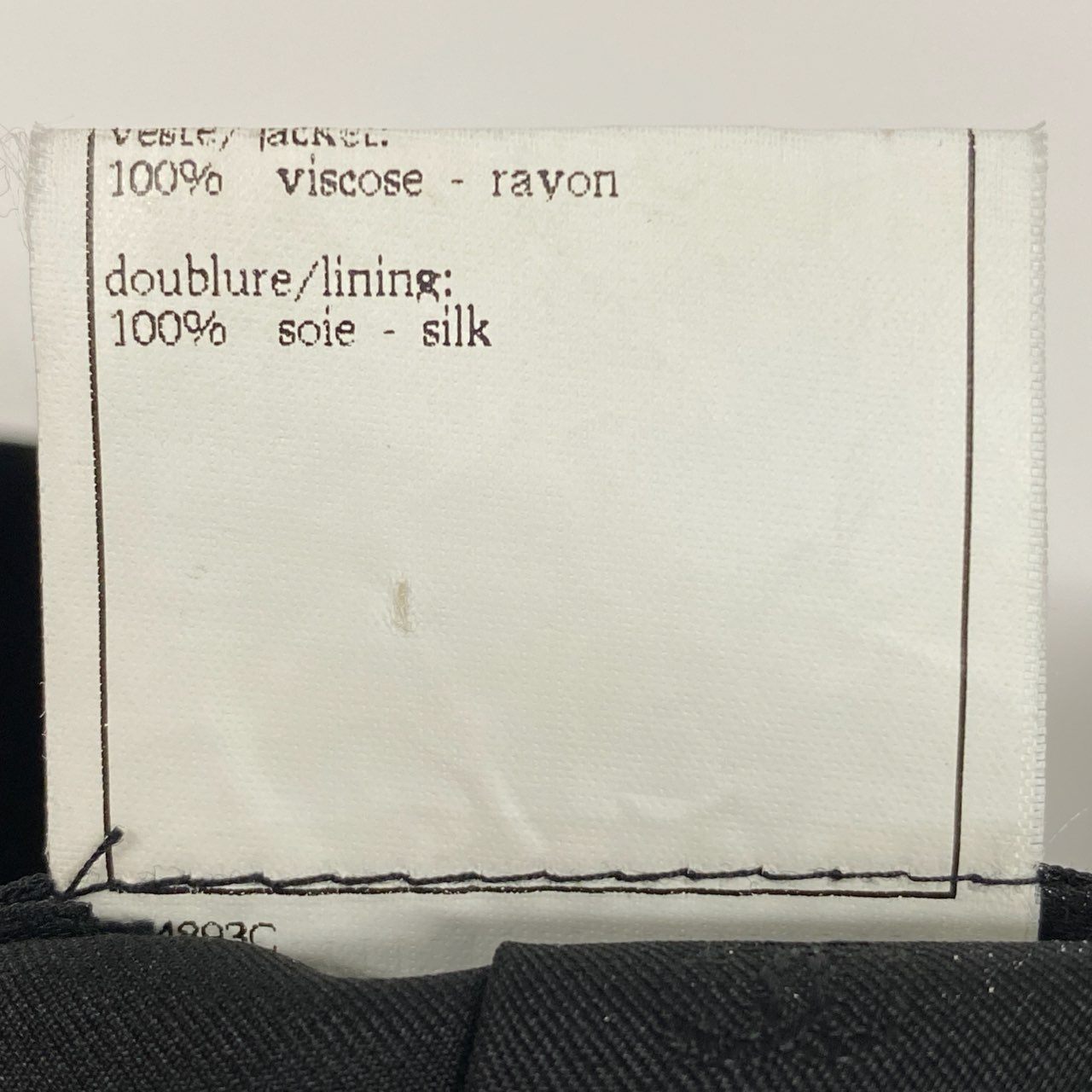 Ca14【Archive】CHANEL シャネル 1996AW collection P08355 グリポア ベルベットシャツ スカート セットアップ サイズトップス40/スカート42 ブラック レディースta1