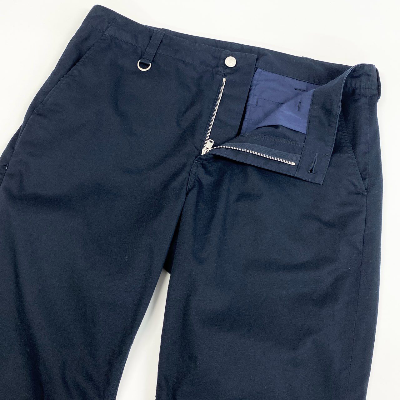 77j28《美品》uniform experiment ユニフォームエクスペリメント テーパードパンツ サイドポケット ボトム UE-190003 4サイズ ネイビー メンズu02t