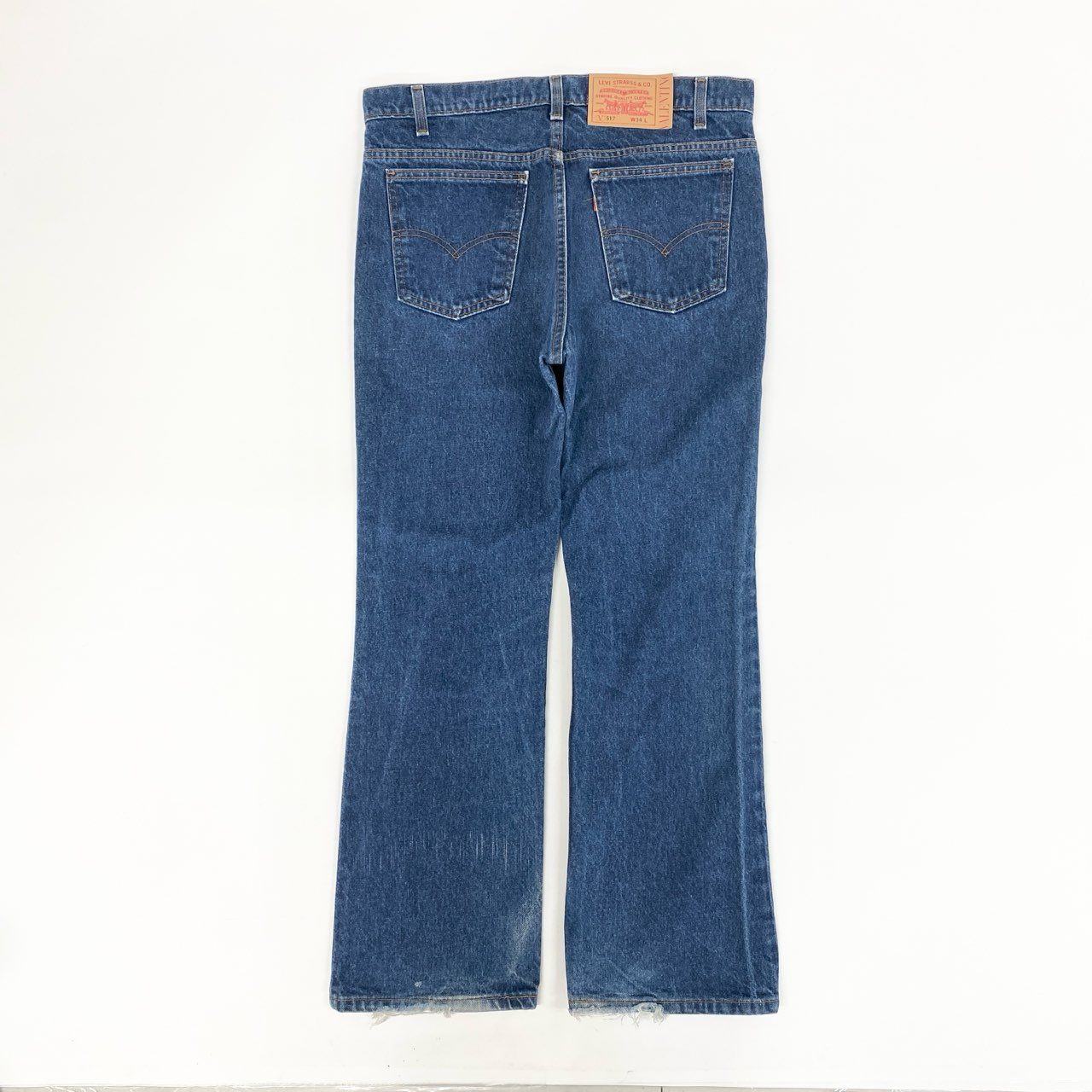 44h26 VALENTINO LEVI’S ヴァレンティノ リーバイス コラボ 517 デニムパンツ ジーンズ ボトムス 世界517本限定 W34 インディゴブルー コットン メンズo07t