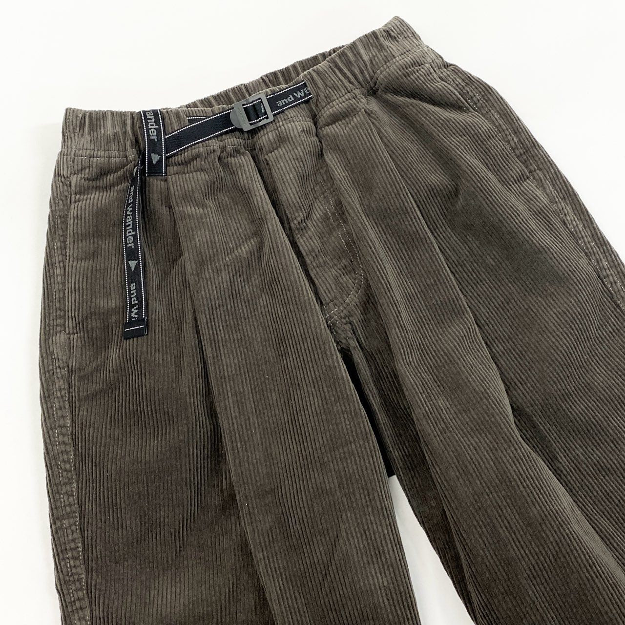 78d4 and wander アンドワンダー corduroy pants コーデュロイパンツ ボトムス 太畝 574-3282079 M ブラウン