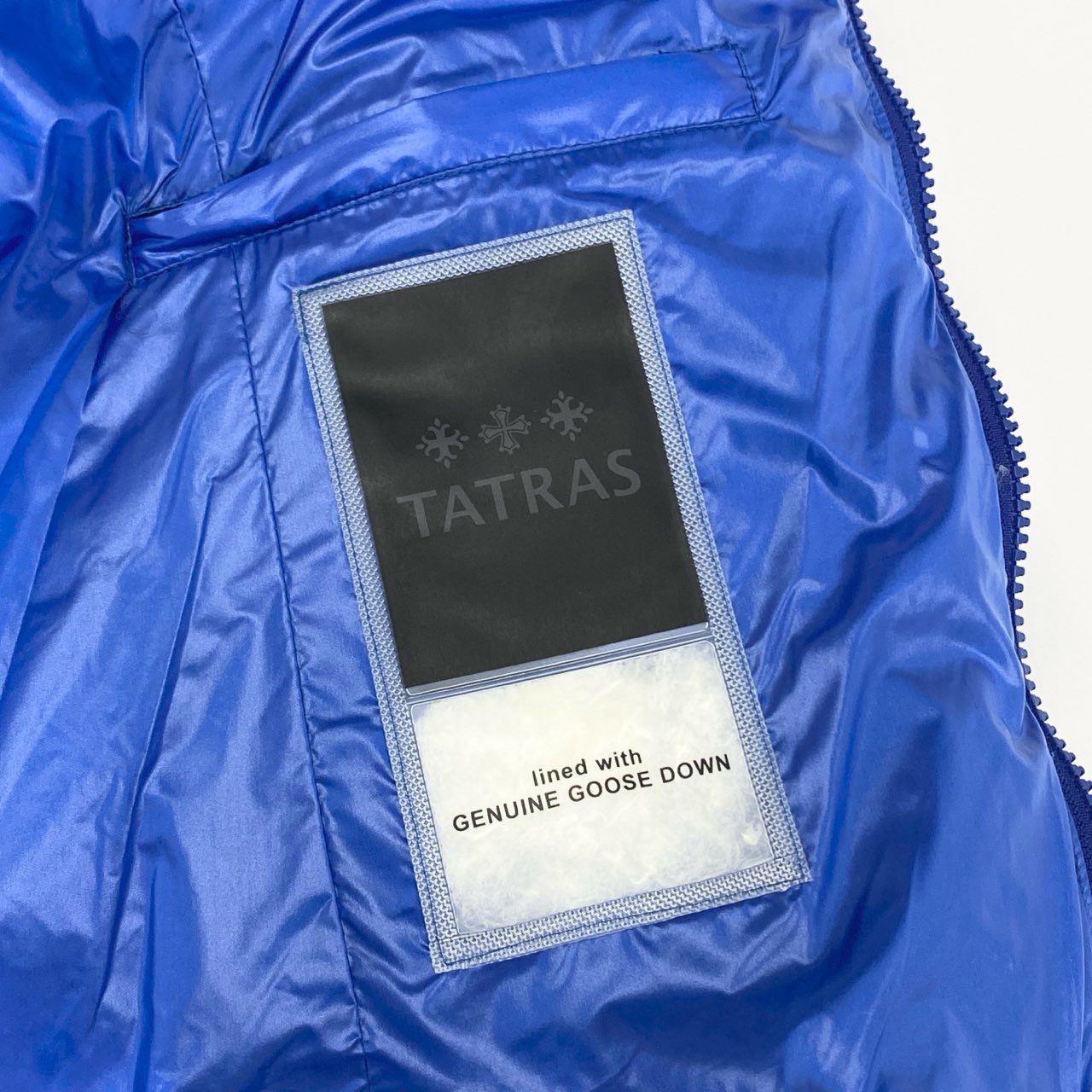 56f5 TATRAS タトラス DRENA ドレン フード付き ダウンジャケット アウター LTA20A4690 01 ブルー