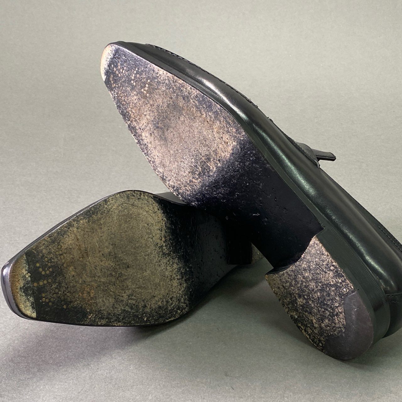 1d22 Berluti ベルルッティ Andy アンディ スクリットカリグラフィ ローファー 25.5cm相当 ブラック レザー パティーヌ デムジュール シューツリー 保存袋 付属