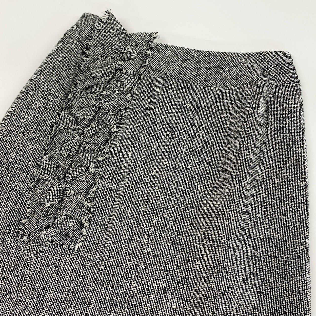 30f18 Rene ルネ ツイードスカート 麻混紡 タイトスカート オケージョン レディース 女性用 タグ付き 34 グレー系