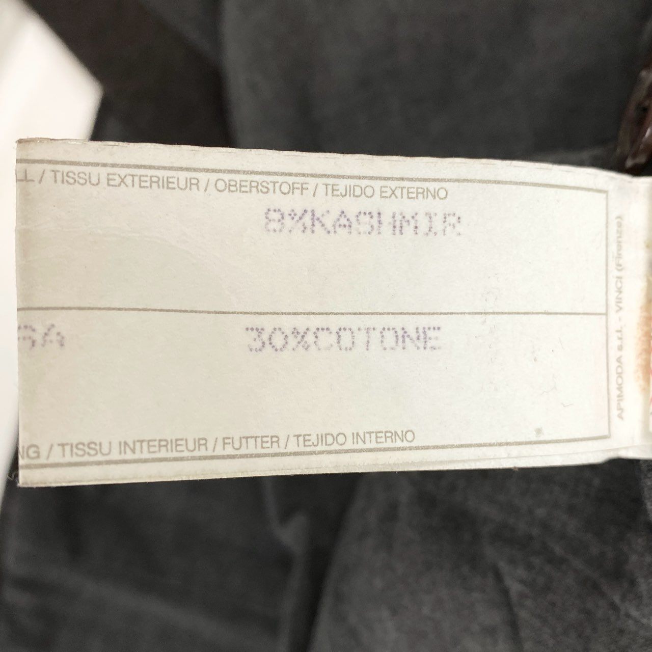49i11 EMPORIO ARMANI エンポリオアルマーニ セミロングコート ウールコート イタリア製 90’s~00’s old メンズ 男性用 1626922 48 ブラウン系u02t
