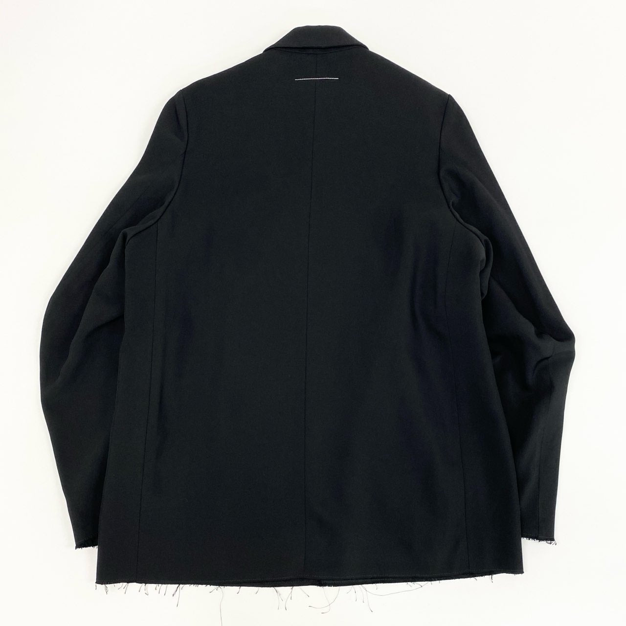 46e9 《未使用品》 MM6 Maison Margiela エムエムシックス メゾンマルジェラ 2024-25AW ダブルブレスト ブレザー S62BN0105 38 ブラック 現行 ジャケット タグ付き
