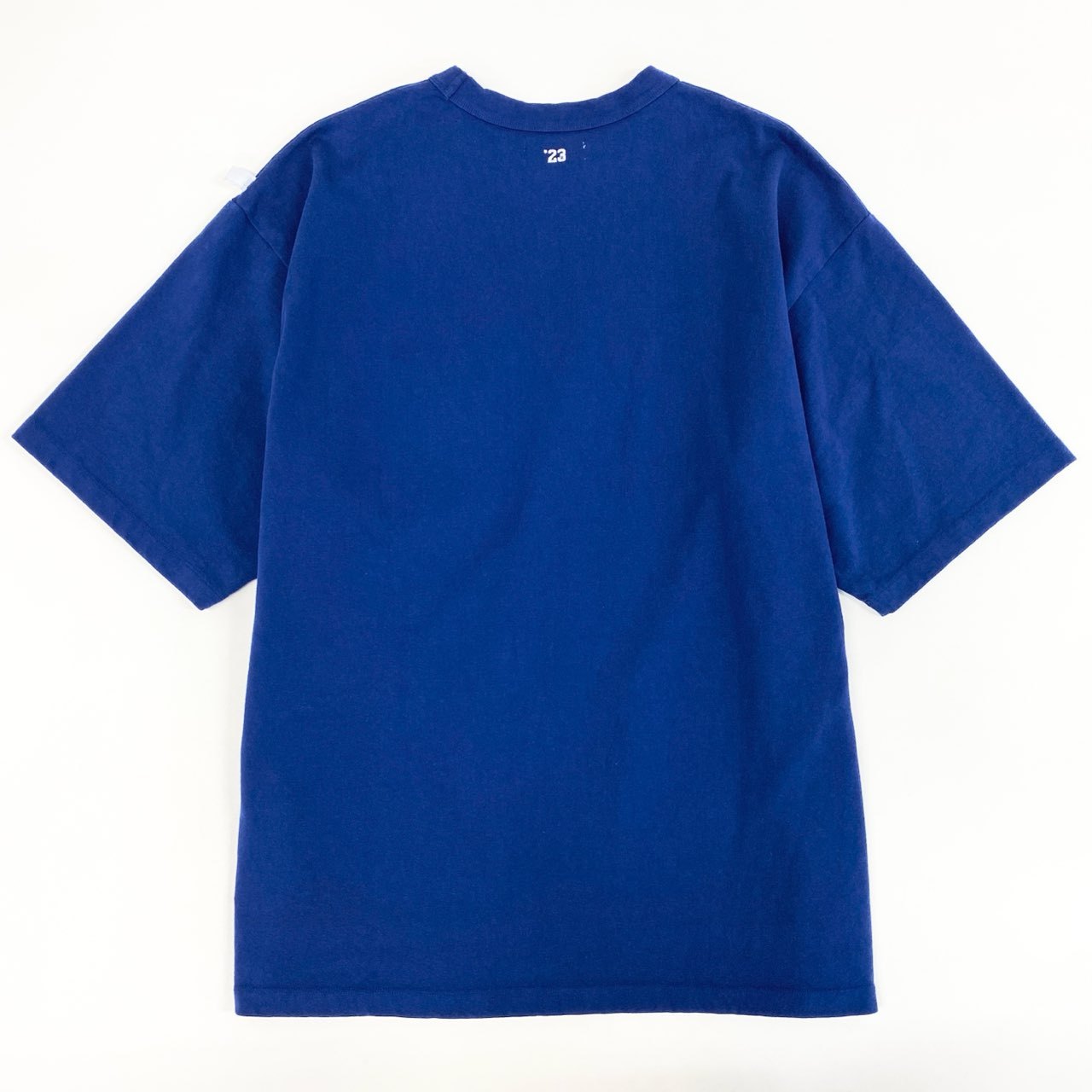 36e2 CAHLUMN × ALL MY HOMIES カウラム オールマイホーミーズ Tシャツ 変形カットソー オーバーサイズ トップス XLサイズ ブルー コットン