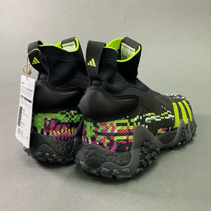 2d3 《未使用品》 adidas アディダス コードカオス レースレス グリッチ ゴルフシューズ 29cm ブラック スニーカー 箱付き