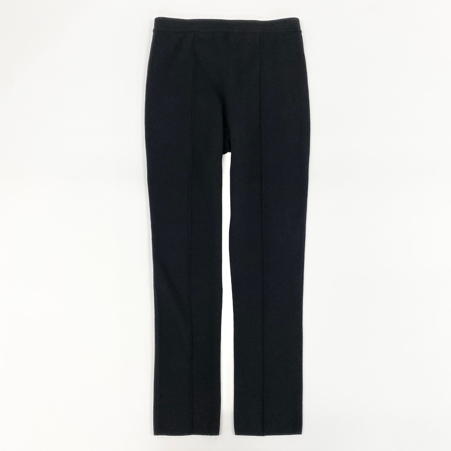 56h1 FOXEY NEW YORK フォクシーニューヨーク Knit Pants ニットパンツ フルレングス イージーパンツ レディース 女性用 39272 38 ブラックu02t