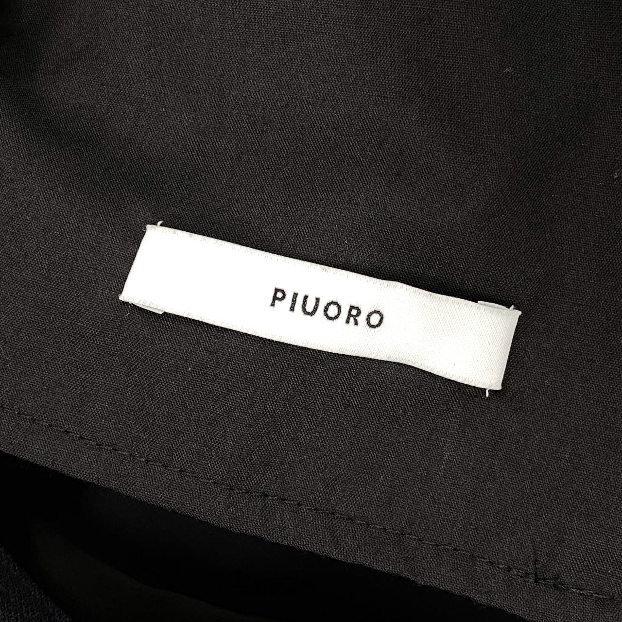 66g8 【未使用】 PIUORO ピウオロ ストレッチ◎ カーゴパンツ ジョガーパンツ ナイロン混 無地 レディース 女性用 タグ付き PR01P03 02 ブラック 画像参照