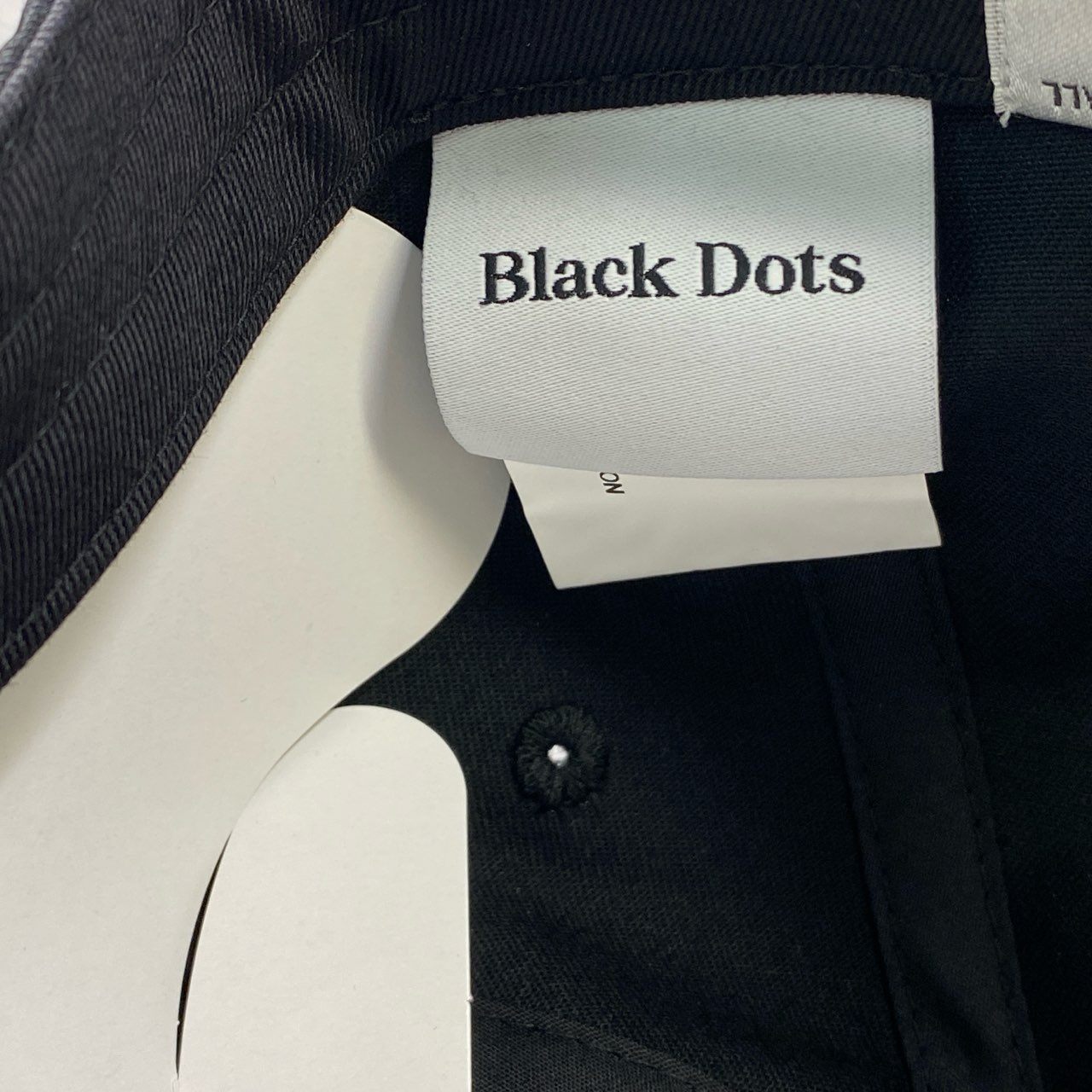 i10《極美品》 SAINT MXXXXXX セントマイケル × Black Dots ブラックドッツ COPTIC TIMES CAP スナップバックキャップ ブラック SMX6 タグ付き 帽子 コラボt18r