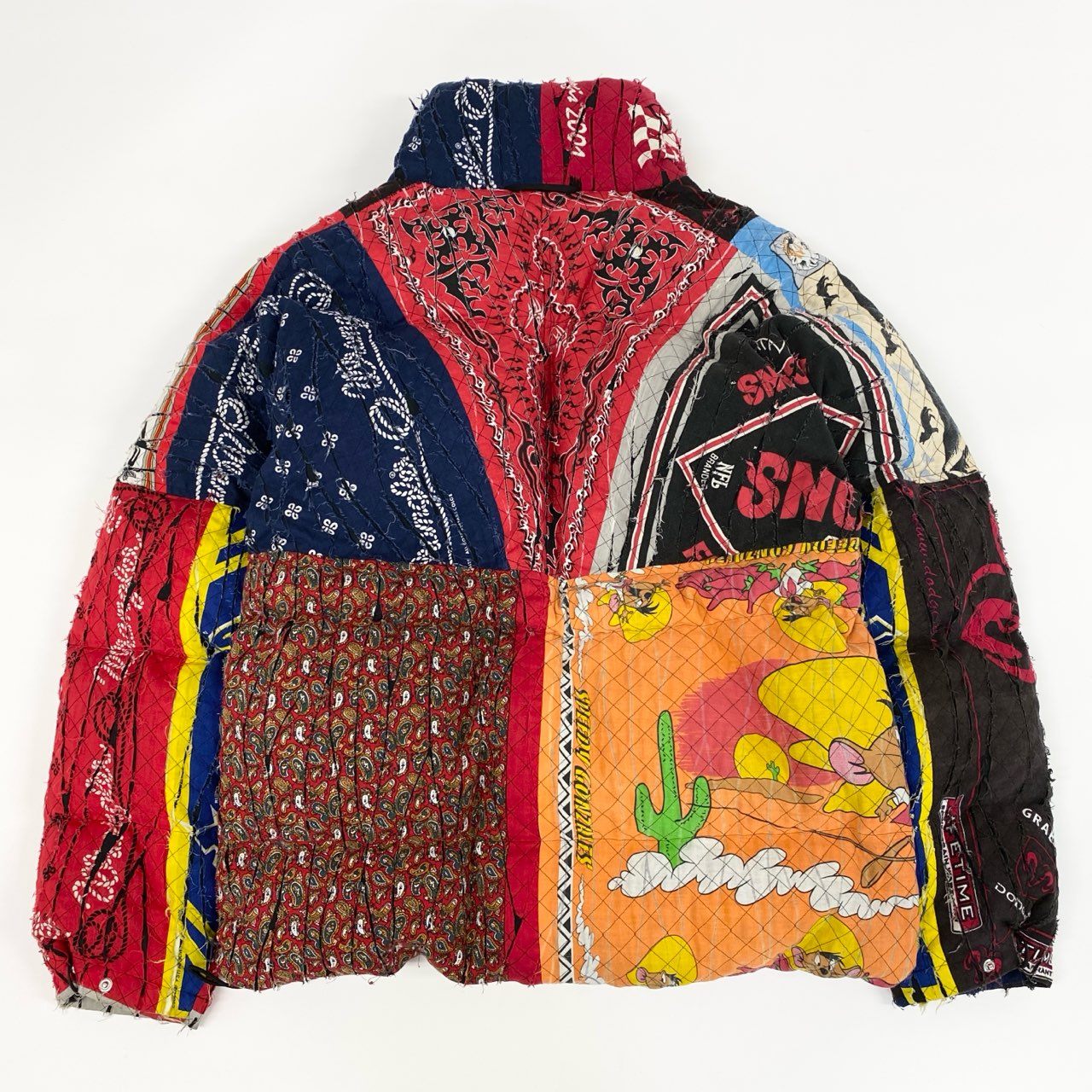 19f11 【美品】2023AW Children of the discordance チルドレンオブザディスコ―ダンス サイズ3 リバーシブル ダウンジャケット メンズ 完全1点物