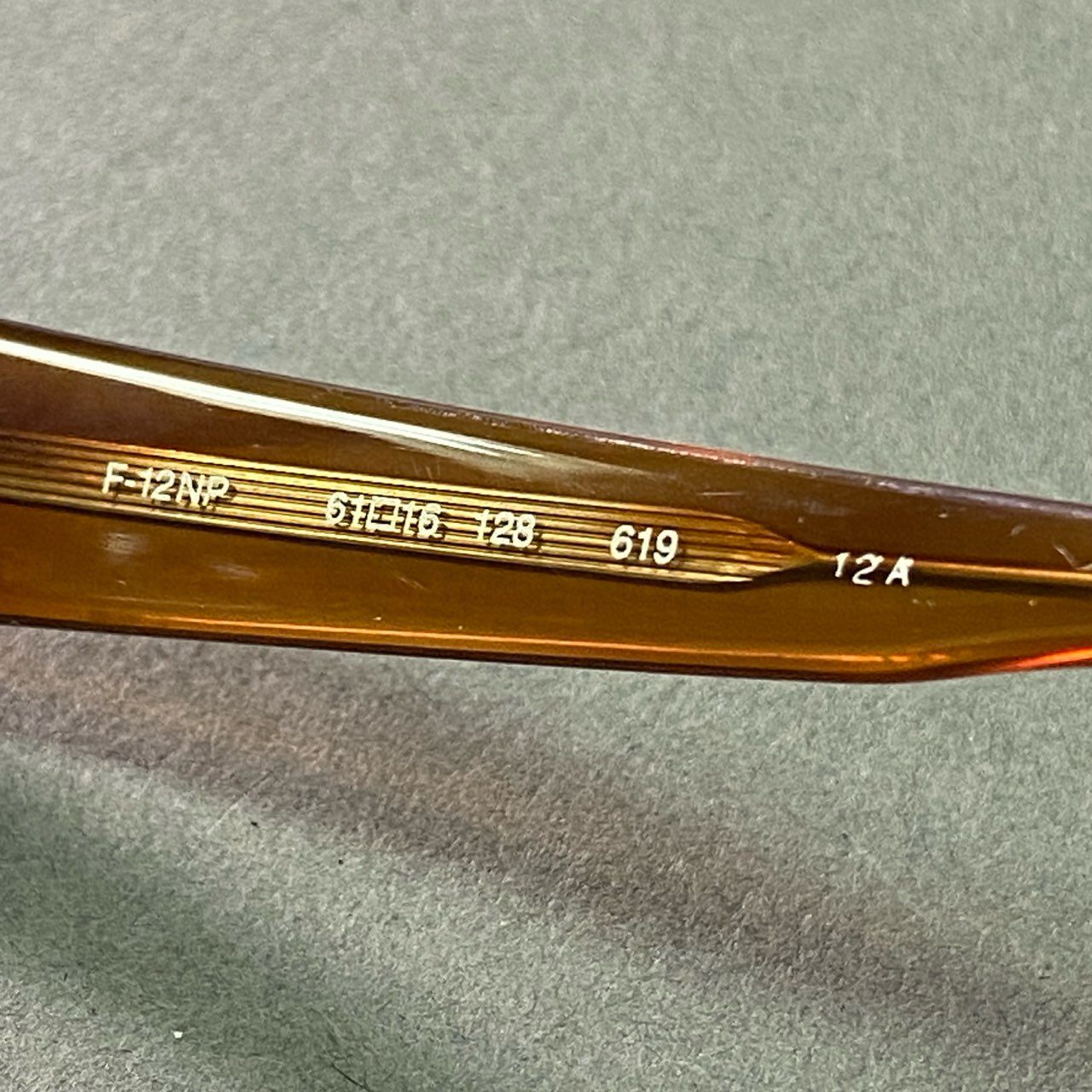 b12 999.9 feelsun フォーナインズ フィールサン 2nd Collection サングラス F-12NP 61□16 ブラウン Y2K 眼鏡 アイウェア 日本製