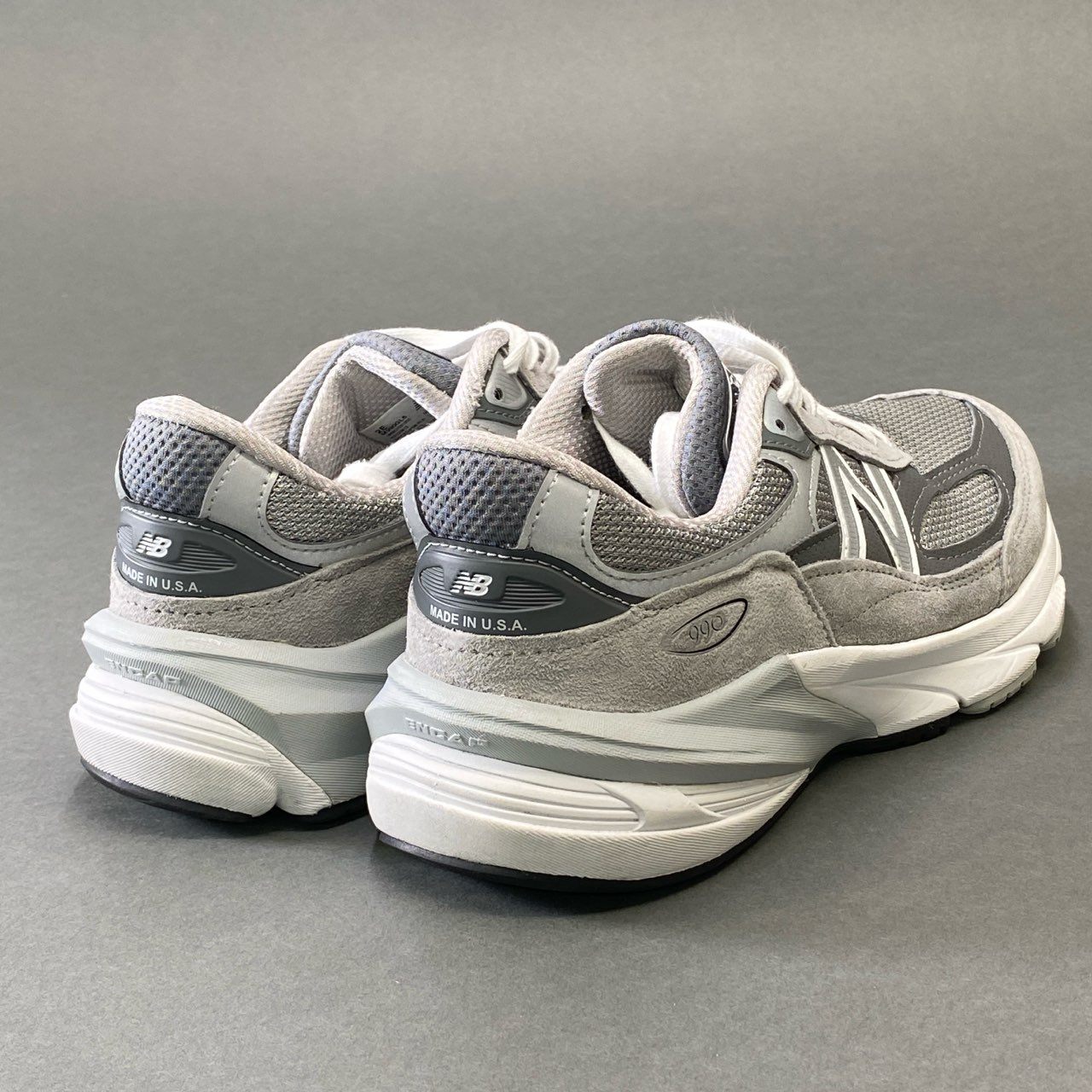 1g8《美品》 new balance ニューバランス USA製 990 V6 スニーカー M990GL6 25cm グレー レザー シューズ