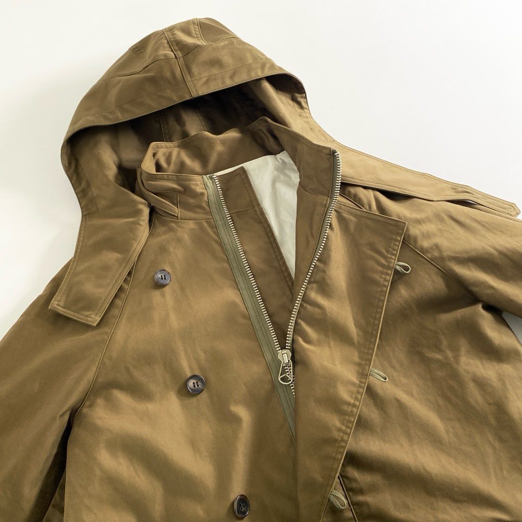 33g13 SOUMO ソウモ FIELD COAT フィールドジャケット フィールドコート 日本製 10C-SC-002 03 カーキ コットン