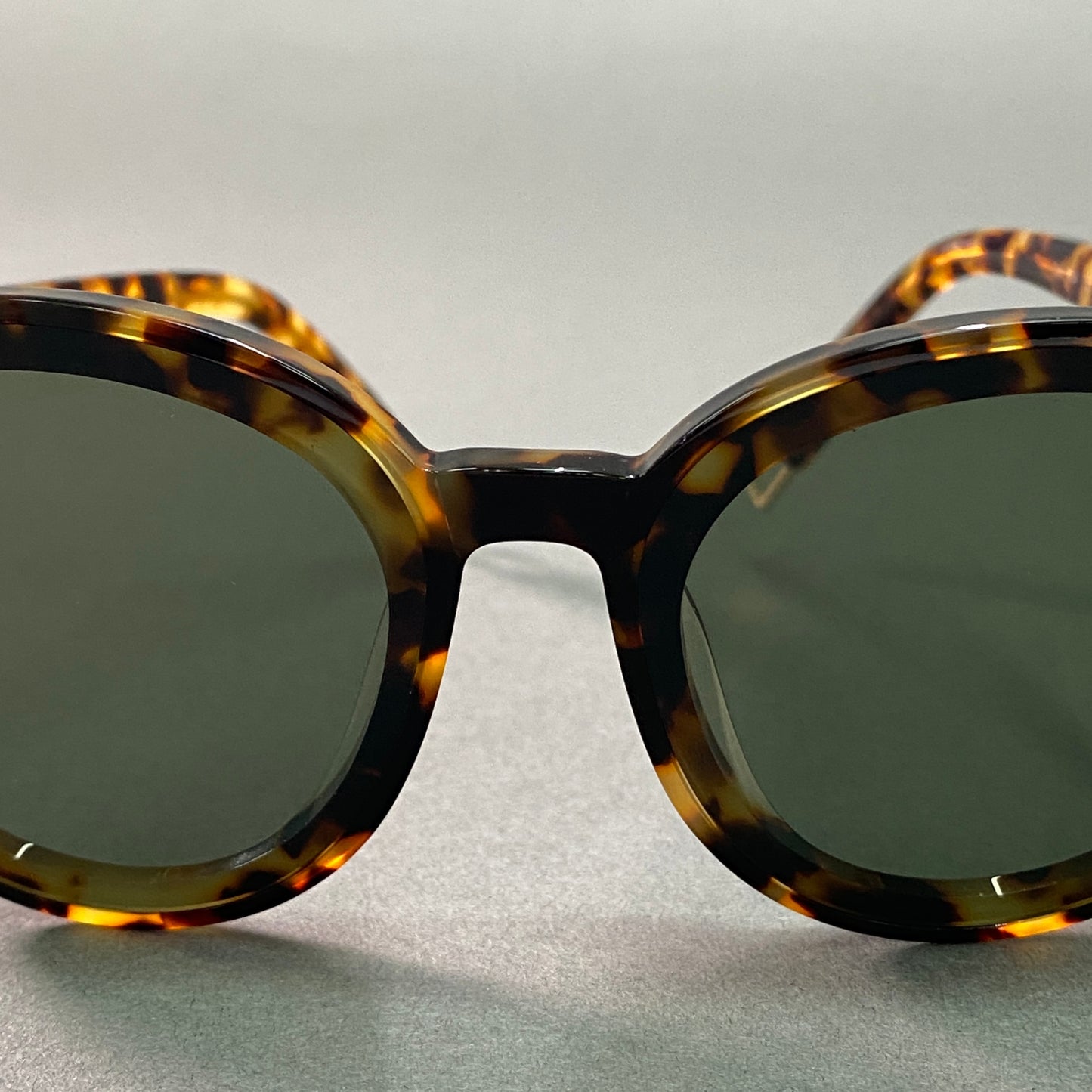 g29《美品》 GENTLE MONSTER ジェントルモンスター BLACK PETER サングラス 64□16-160 ブラウン ブラック フラット アイウェア 眼鏡 メガネ