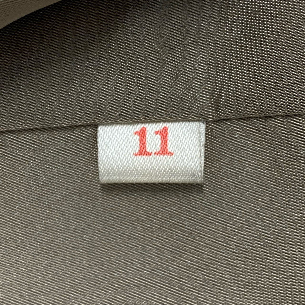 15a16 デミバフミンク ファー ロングコート サイズ11 ブラウン 本毛皮 Mink Fur Long Coat ポケット有t18r