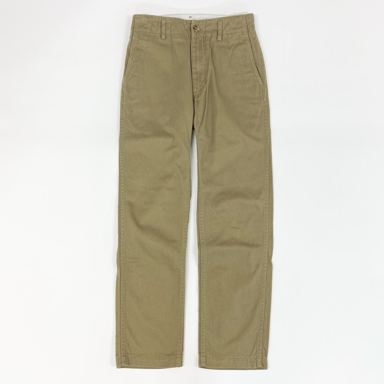 13f12 ENGINEERED GARMENTS エンジニアドガーメンツ ボトム コットンパンツ ストレートパンツ チノパン シンプル USA製 メンズ 男性用 28 ブラウン 綿100%