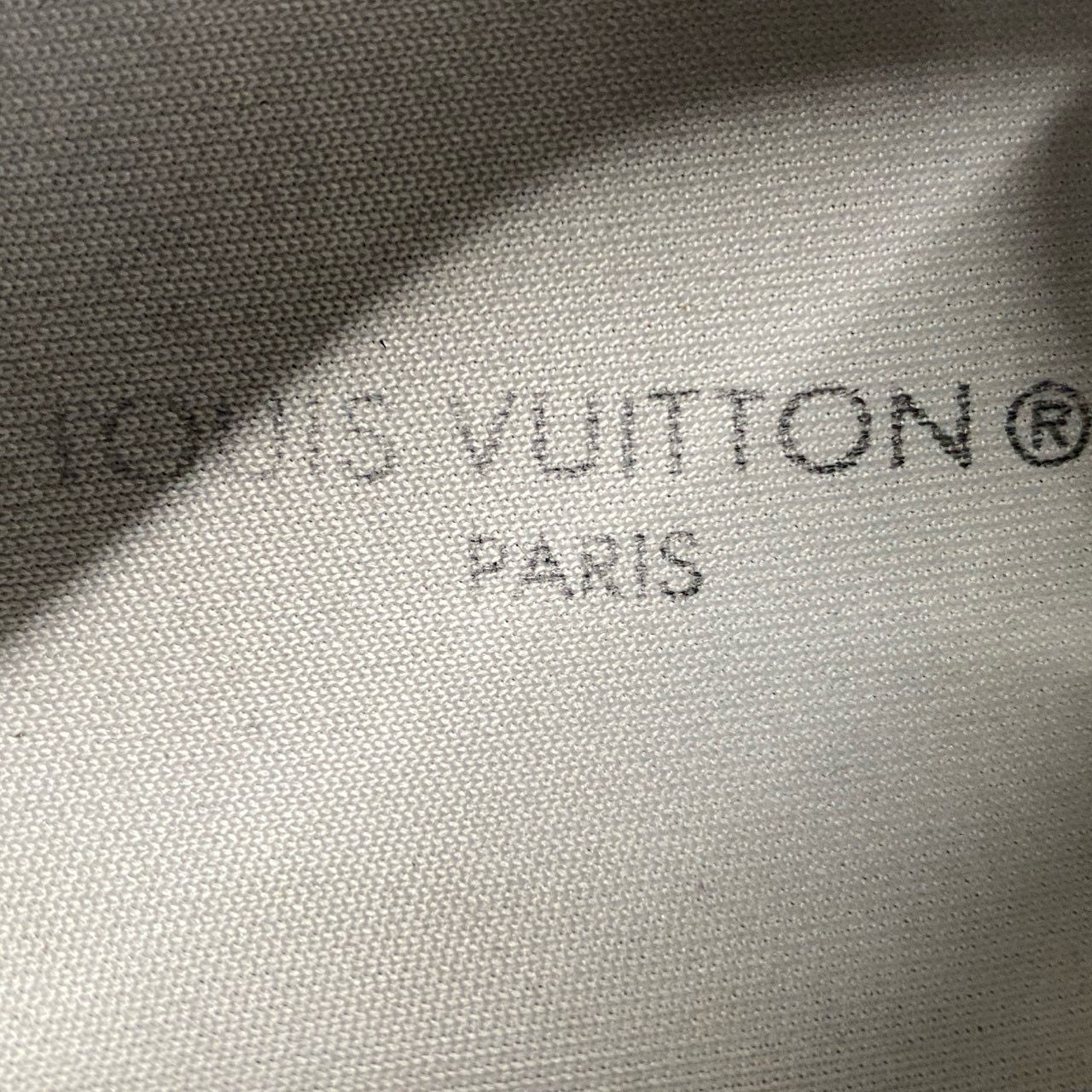 9f12 LOUIS VUITTON ルイヴィトン チャーリーライン LV スニーカー 7 1/2 ホワイト レザー イタリア製 シューズ