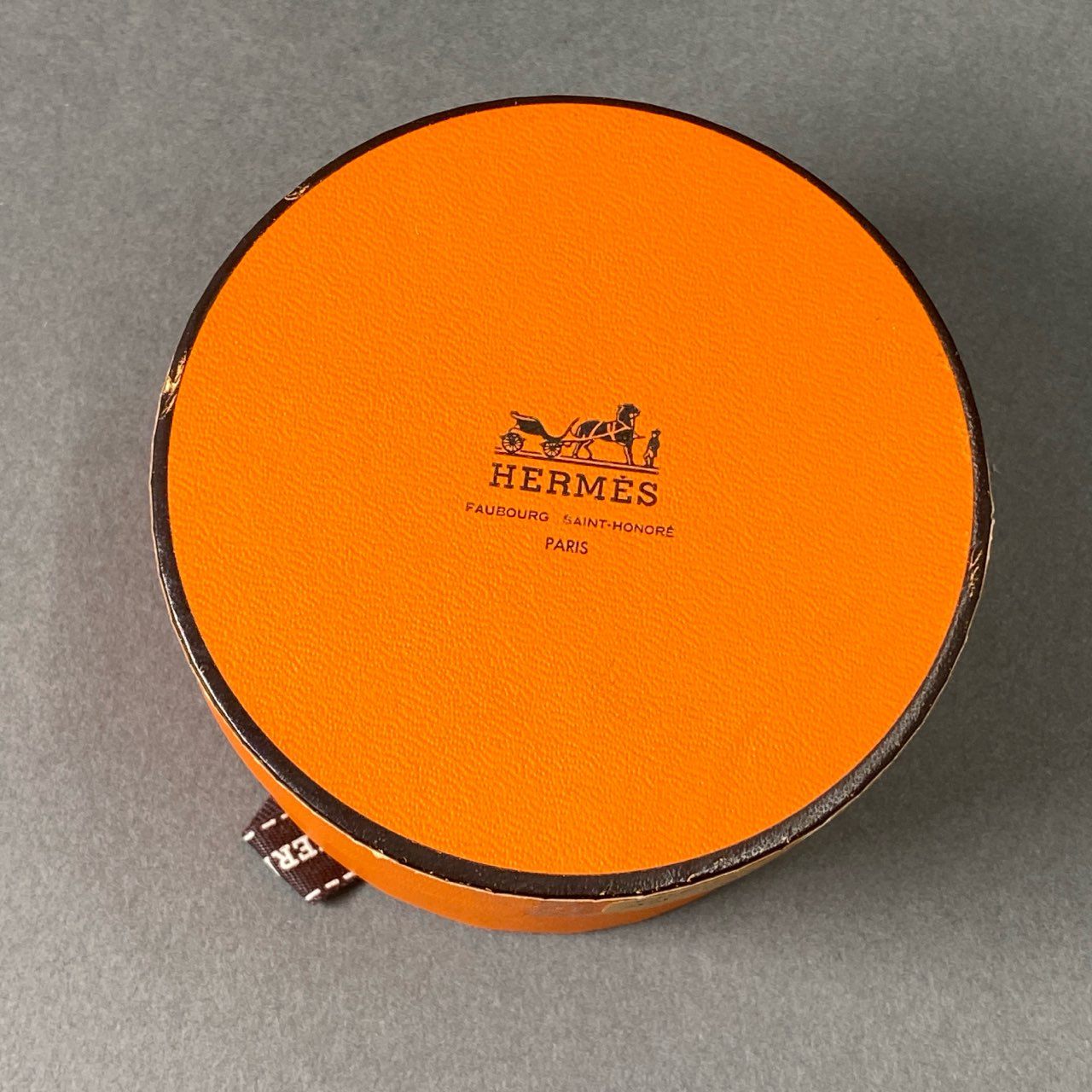 Pf16-1 HERMES エルメス 5連 レザーブレスレット ブラウン Leather Bracelet バングル アクセサリー フランス製
