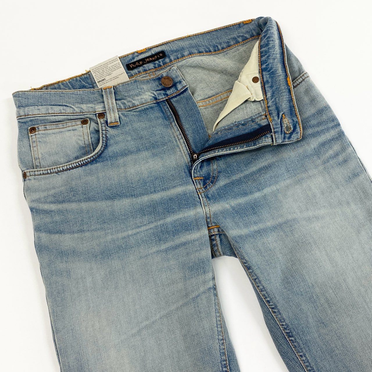 52e23 《未使用保管品》 タグ付 Nudie Jeans ヌーディージーンズ Thin Finn885 デニムパンツ ジーンズ ボトムス W30 L32 インディゴブルー コットン
